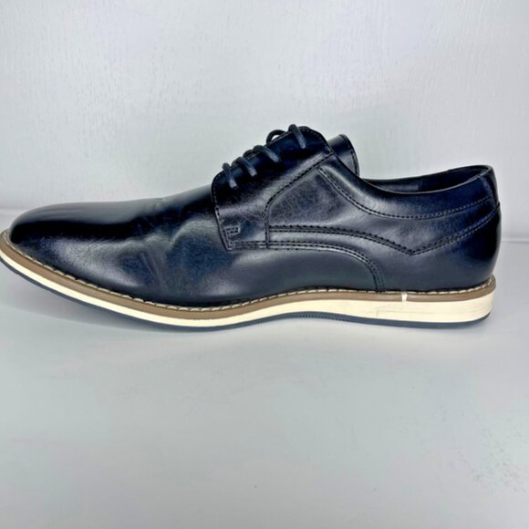 Mofri Men's Black Casual Dress Shoes Formal Oxford Comfortable Size 9.5 - Picture 6 of 9